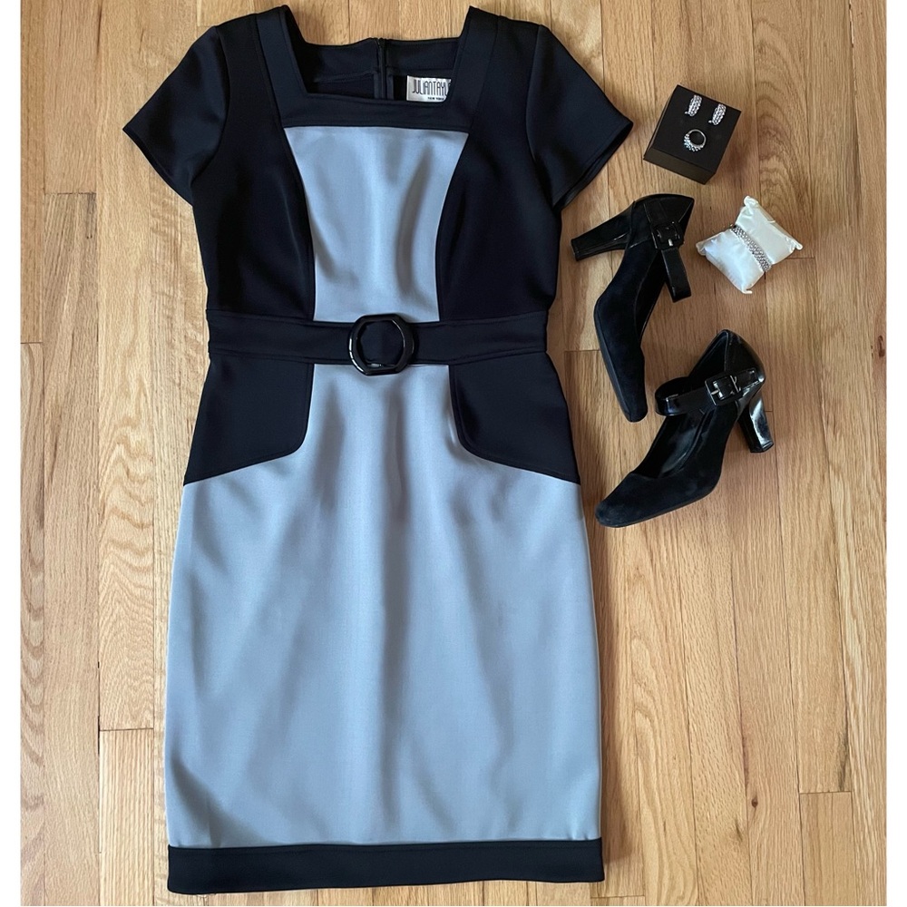 Vintage Julian Taylor Belted Dress